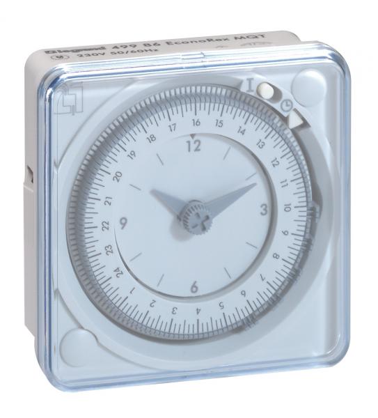 Photo Inter horaire programmable analogique 72x72mm  programme journalier  -  connexion par languette | Ref : 049986