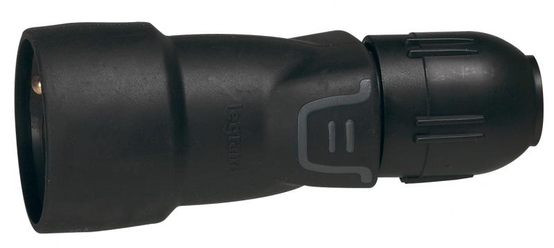 Photo Prolongateur caoutchouc 2P+T 16A IK08  connexion automatique IP44 | Ref : 050441