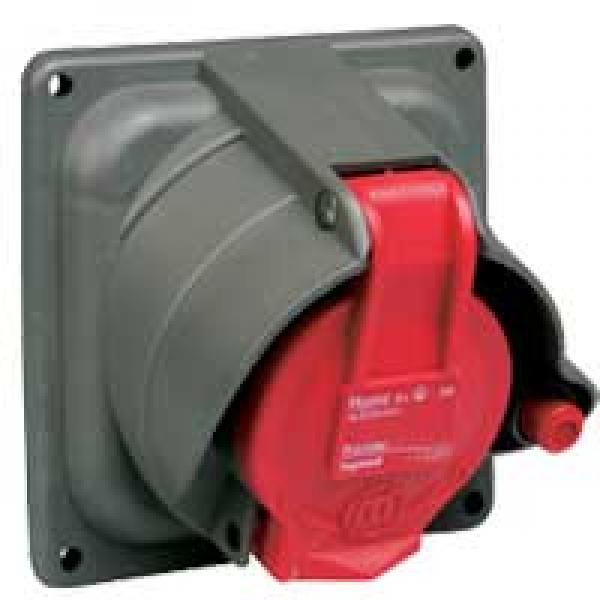 Photo Prisinter fixe Hypra IP44/55 16A  -  380V~  415V~  -  3P+T  -  plastique | Ref : 052203