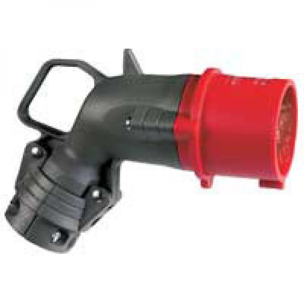 Photo Fiche mobile coude Hypra IP44 16A  -  380V~  415V~  -  3P+T  -  plastique | Ref : 052263