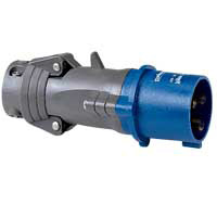 Photo Fiche mobile droite Hypra IP44 32A  -  200V~  250V~  -  2P+T  -  plastique | Ref : 052742