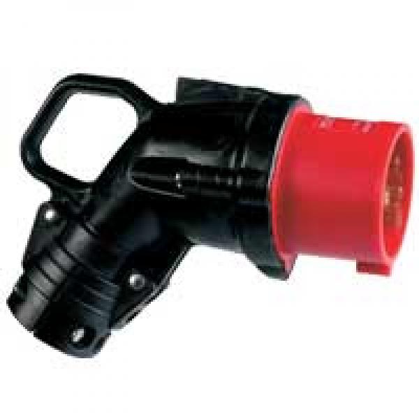 Photo Fiche mobile coude Hypra IP44 63A  -  380V~  415V~ -  3P+T  -  caoutchouc | Ref : 053863