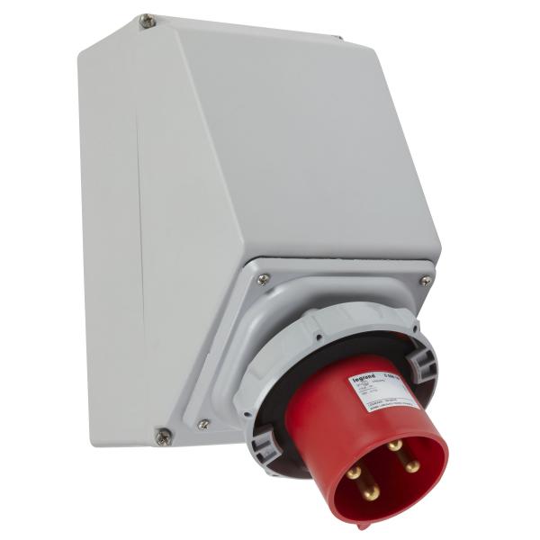 Photo Fiche inclinée P17 IP66/67 125A - 380V~ à 415V~ - 3P+T | Ref : 555618