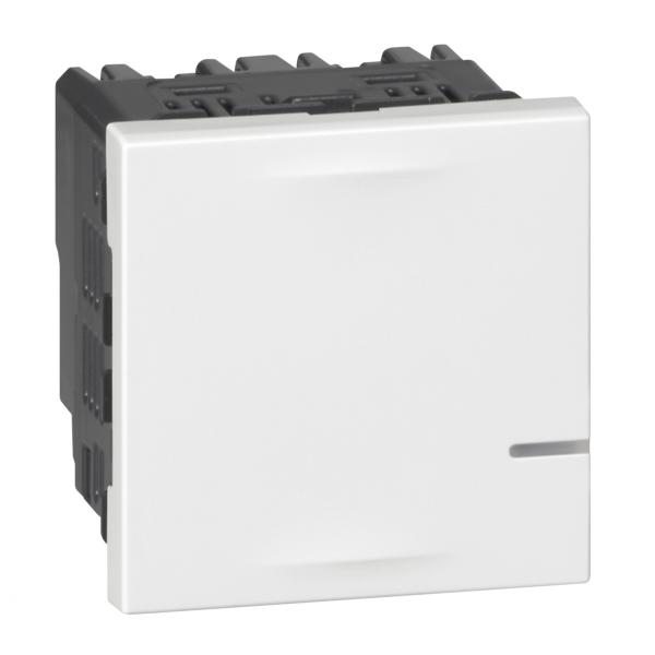 Photo Interrupteur filaire option variateur Arteor with Netatmo - Blanc | Ref : 574202A
