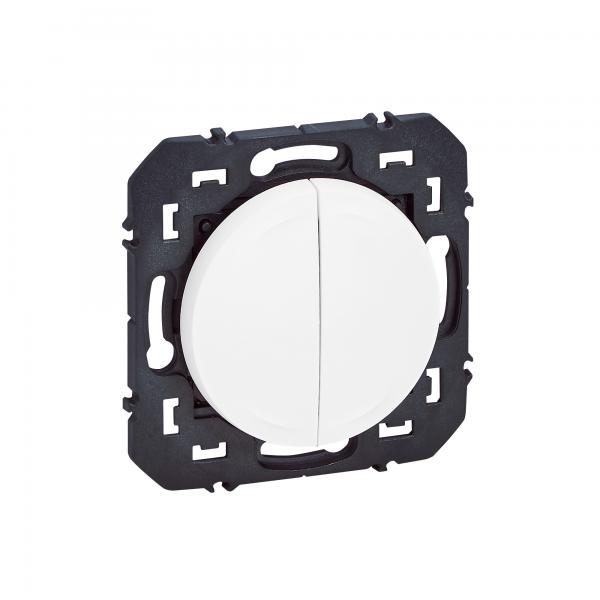 Photo Commande double sans fil sans pile d'éclairage dooxie with Netatmo - blanc | Ref : 600088L