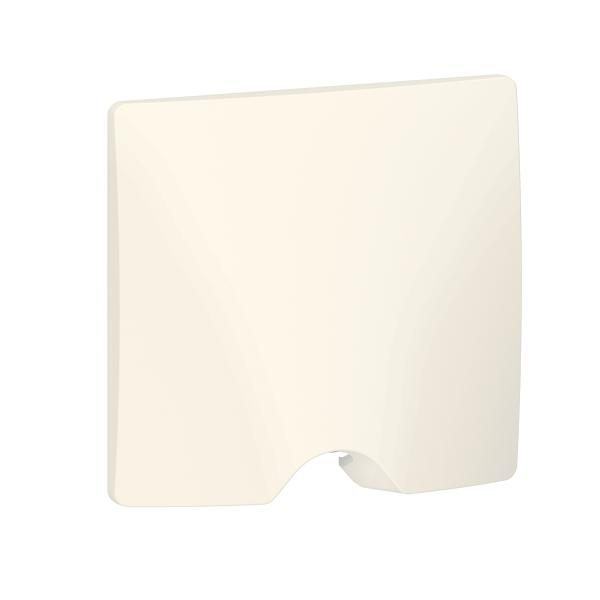 Photo Sortie de cble IP21 dooxie livre complte avec plaque finition blanc | Ref : 600323