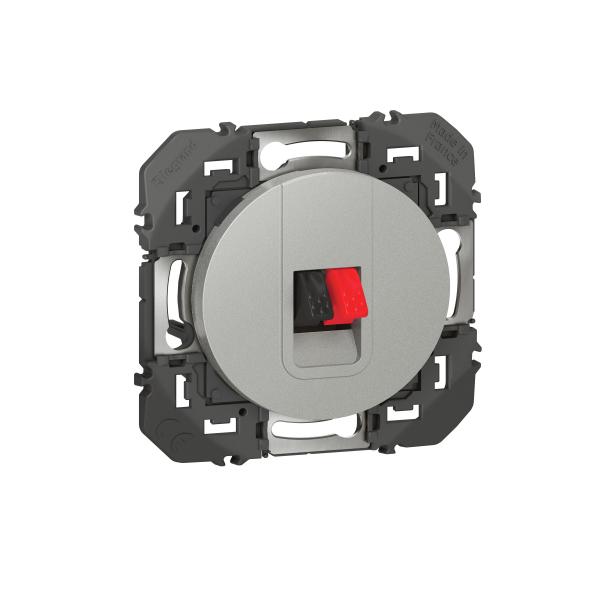 Photo Prise haut - parleur simple dooxie finition alu | Ref : 600481