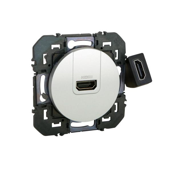 Photo Prise HDMI pr - connectorise dooxie finition alu | Ref : 600485