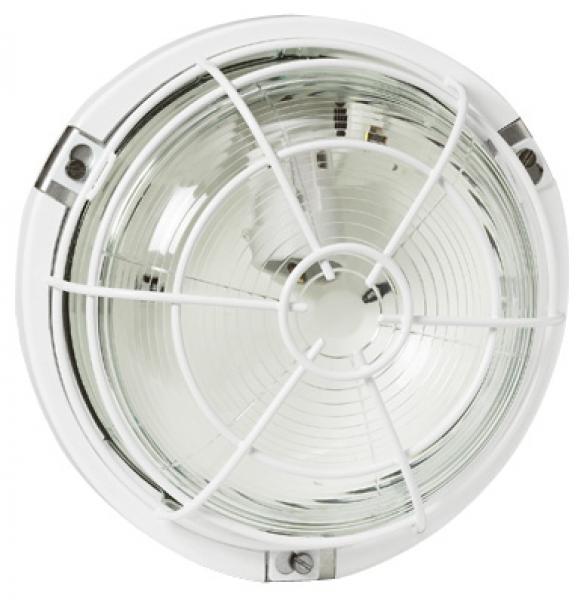 Photo Hublot rond tanche pour environnements svres avec diffuseur incolore et culot E27 | Ref : 060483