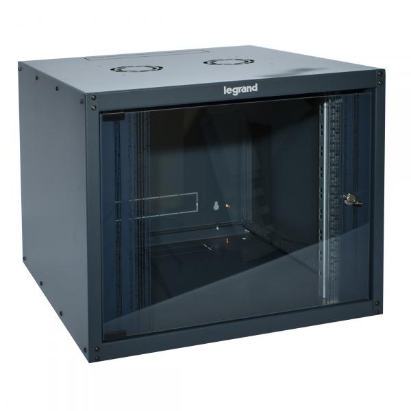 Photo Coffret fixe 19pouces livré monté Linkeo capacité 18U - 892x600x600mm | Ref : 646214