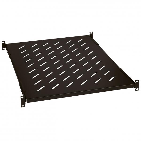 Photo Tablette fixe hauteur 1U profondeur 625mm fixation sur 4 montants 19pouces pour baie Linkeo profondeur 800mm | Ref : 646506