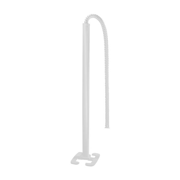 Photo Colonne mobile � clippage direct 1 compartiment 2 faces hauteur 2m couvercle PVC et corps en alu � blanc RAL9003 | Ref : 653006