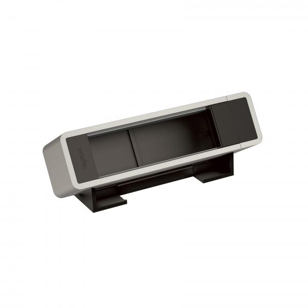 Photo Bloc Bureau 6 modules  quiper - Alu-Noir | Ref : 655100AB