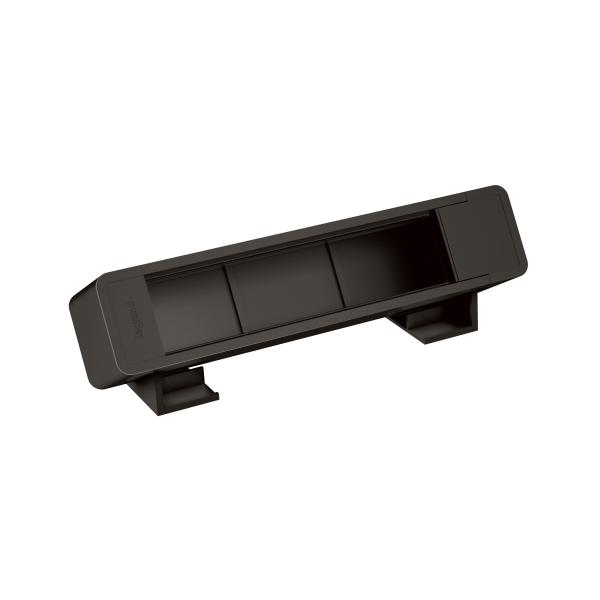 Photo Bloc Bureau 8 modules vide  quiper - Noir | Ref : 655101BK