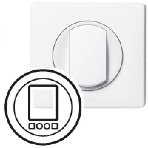 Photo Enjoliveur Cliane pour interrupteur horaire programmable  -  Blanc | Ref : 068038