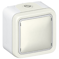 Photo Sortie de cbles tanche avec serre-cbles Plexo complet IP55 saillie - blanc | Ref : 069779