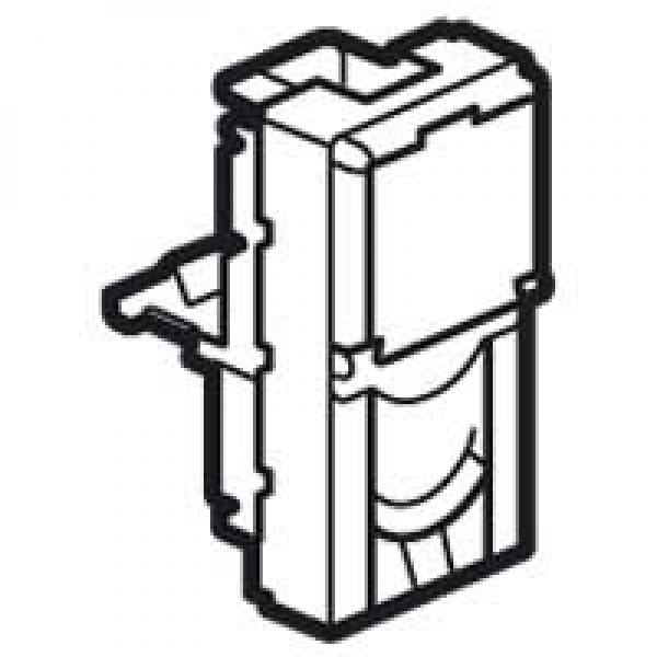 Photo Prise RJ11 4 contacts Mosaic 1 module  -  blanc | Ref : 078730