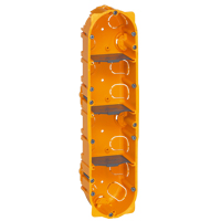 Photo Bote multiposte Batibox cloisons sches 4 postes 8  10 modules  -  profondeur 40mm | Ref : 080044