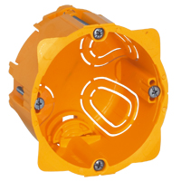 Photo Bote monoposte Batibox cloisons sches pour appareillage  vis ou  griffe 1 poste  -  profondeur 6 | Ref : 080061