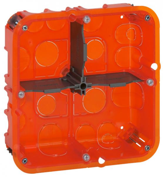 Photo Bote multimatriaux Batibox grand format 2x2 postes ou 2x4  5 modules  -  profondeur 50mm | Ref : 080124