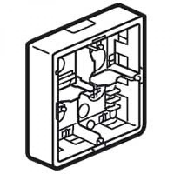 Photo Cadre saillie profondeur 46mm Mosaic pour 2x5 ou 2x2x2 modules et support référence 080264 | Ref : 080274