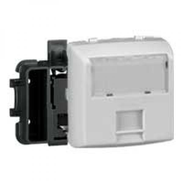 Photo Prise RJ45 catgorie6 UTP 8 contacts Appareillage saillie composable  -  blanc | Ref : 086144