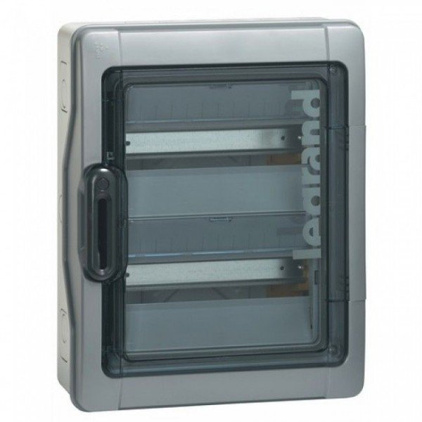 Photo Coffret étanche Plexo³ 2x18 modules avec embouts perforation directe prémontés | Ref : 001925