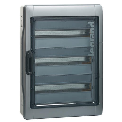 Photo Coffret étanche Plexo³ 3x18 modules avec embouts perforation directe prémontés | Ref : 001926