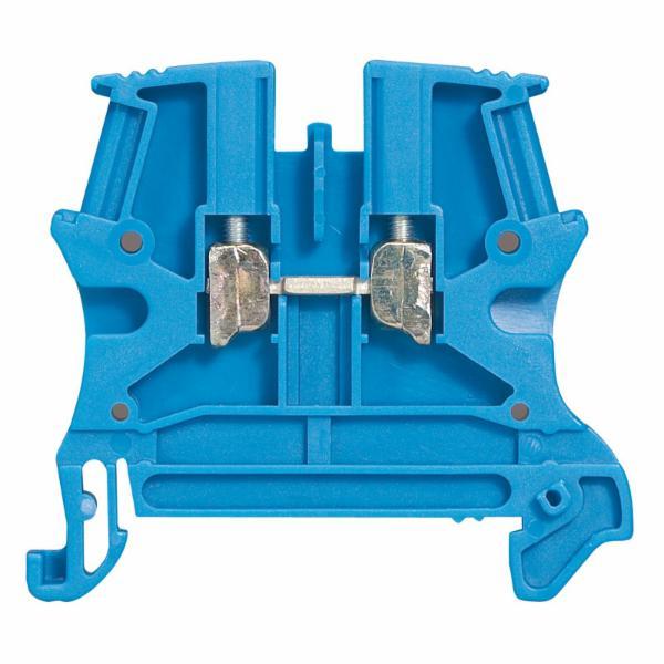 Photo Bloc de jonction de passage  vis Viking3 avec 1 jonction 2 entres 2 sorties section 4mm  -  pas 6 | Ref : 037109