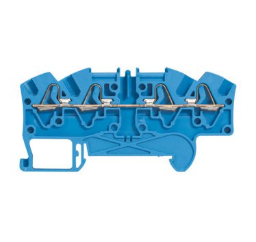 Photo Bloc de jonction de passage  ressort Viking3 avec 1 jonction 4 conducteurs 2 entres 2 sorties  -   | Ref : 037209