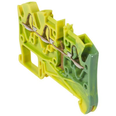 Photo Bloc de jonction conducteur de protection  ressort Viking3 avec 1 jonction 3 conducteurs 1 entre 2 | Ref : 037210
