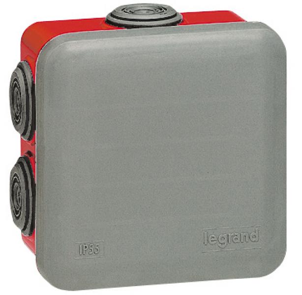 Legrand 092012 - Boîte Plexo 80x80x45mm étanche IP55