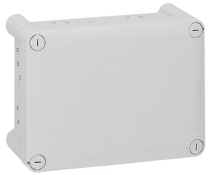 Legrand Plexo - Boîte de dérivation rectangulaire Plexo dimensions  310x240x124mm - gris RAL7035 - Réf : 092082