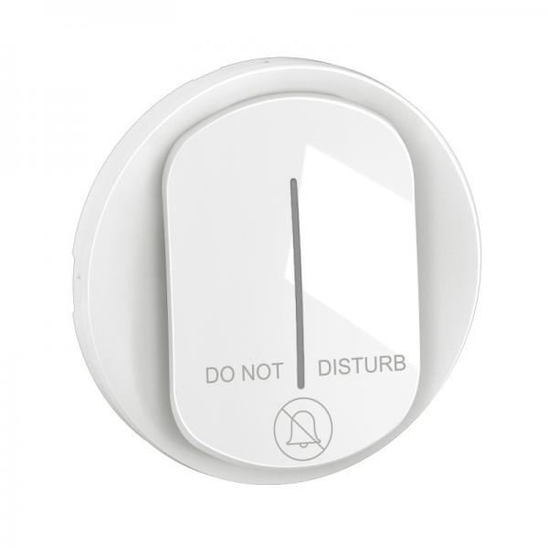 Photo Enjoliveur interrupteur &quot;Ne pas dranger&quot; nouveau Cliane - Blanc | Ref : CB0024
