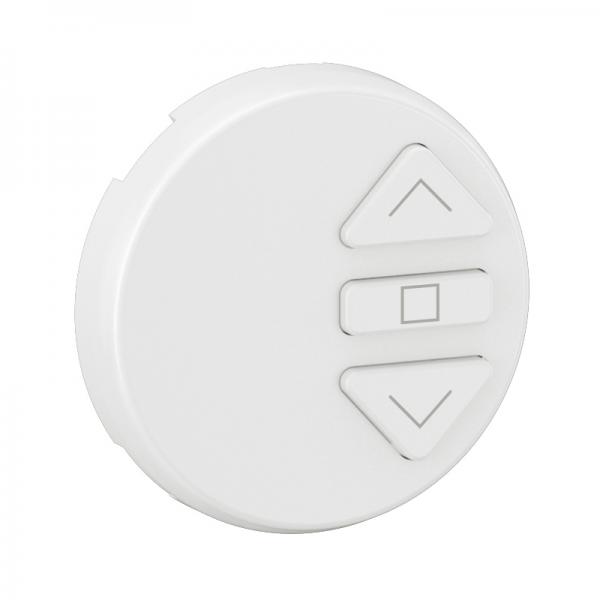 Photo Enjoliveur inter individuel de volets Radio Somfy nouveau Cliane - Blanc | Ref : CB0042