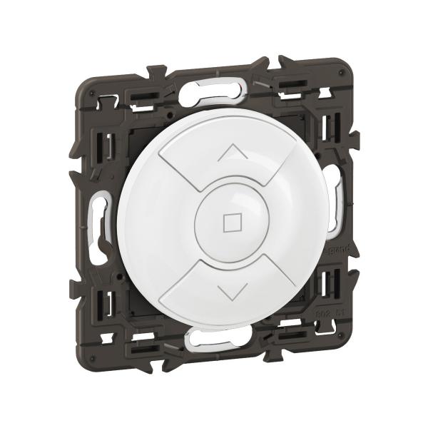Photo Poussoir volets roulants nouveau Cliane commande botier d'automatisme - prmont Blanc | Ref : CC0044