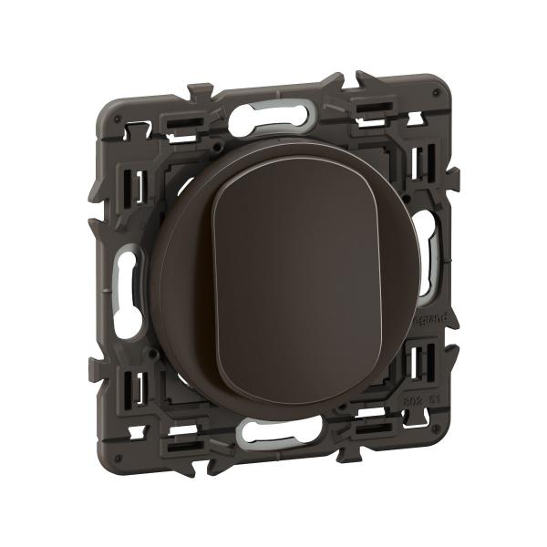 Photo Interrupteur ou va-et-vient nouveau Cliane 10AX 230V~ - prmont Noir | Ref : CE0001