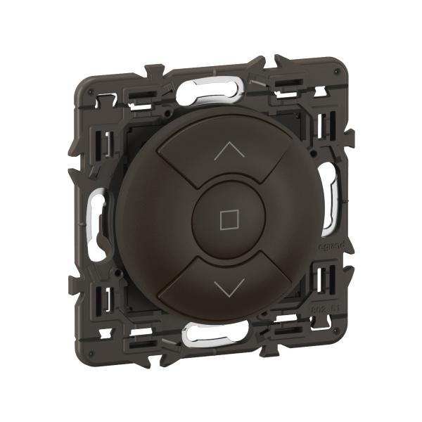 Photo Poussoir volets roulants nouveau Cliane commande botier d'automatisme - prmont Noir | Ref : CE0044