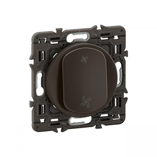 Photo Poussoir inverseur nouveau Cliane contact NO+NF 6A - prmont Noir | Ref : CE6031