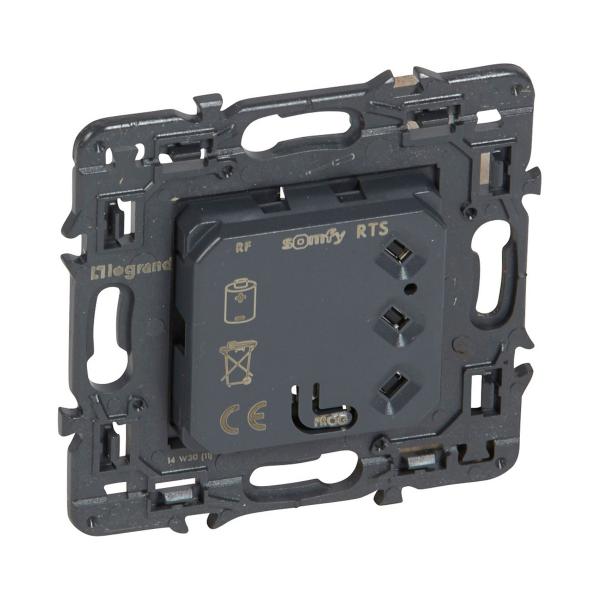 Photo Interrupteur individuel de volets roulants radio nouveau Cliane - compatible RTS Somfy | Ref : CM0046