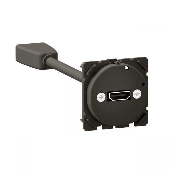 Photo Prise HDMI 2.0 nouveau Céliane Type-A pré-connectorisée | Ref : CM0314