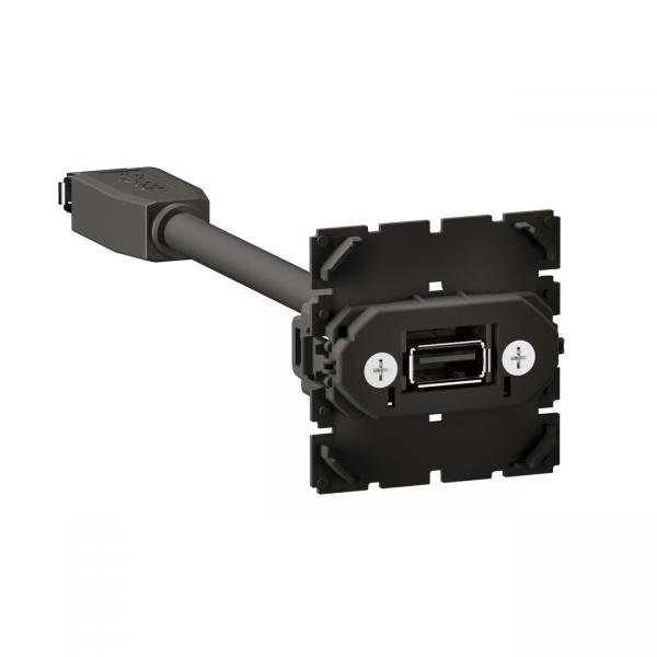 Photo Prise USB 2.0 DATA femelle nouveau Cliane pr-connectorise | Ref : CM0326