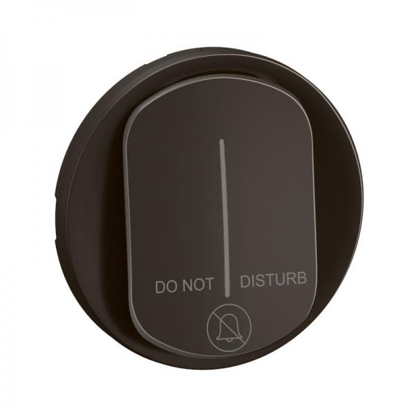 Photo Enjoliveur interrupteur &quot;Ne pas dranger&quot; nouveau Cliane - Noir | Ref : CN0024