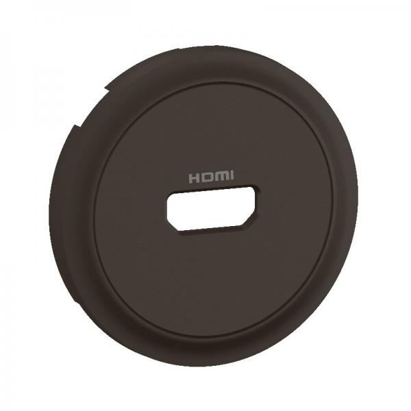 Photo Enjoliveur prise audio vido HDMI prconnectorise nouveau Cliane - Noir | Ref : CN0314