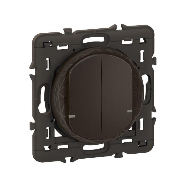 Photo Commande double sans fils nouveau Cliane with Netatmo - Noir | Ref : CN0415