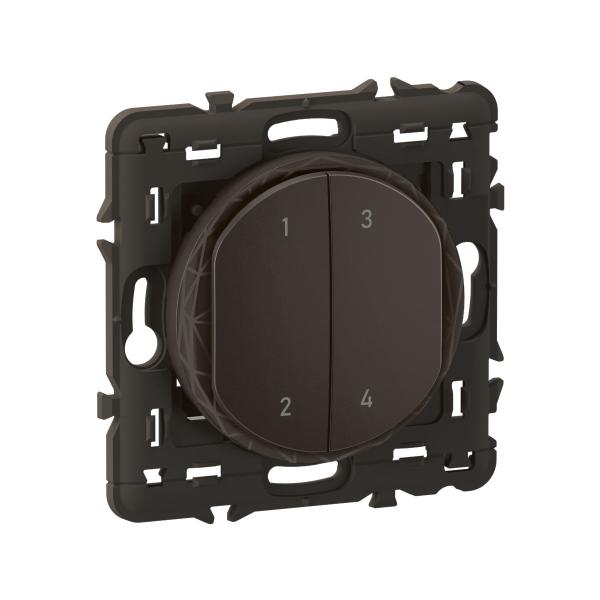 Photo Commande 4 scnarios Self-e nouveau Cliane with Netatmo - Noir | Ref : CN0424