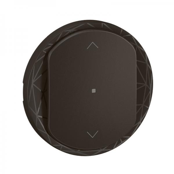 Photo Enjoliveur interrupteur/commande volet roulants nouveau Céliane with Netatmo - Noir | Ref : CN1431