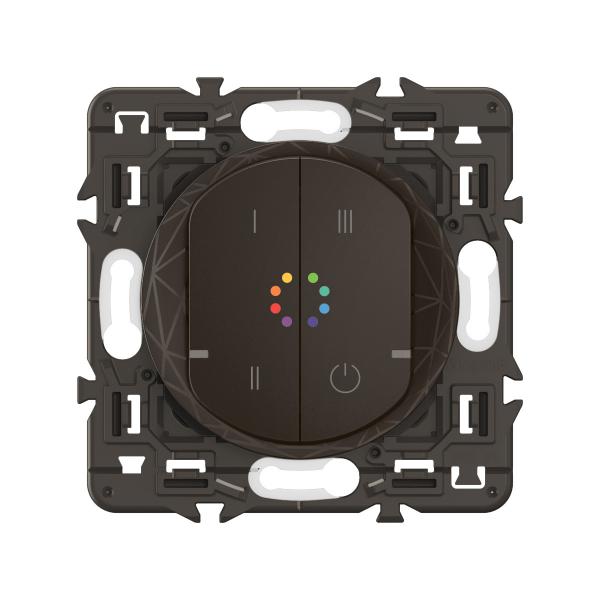 Photo Commande filaire ambiances couleurs Cliane with Netatmo - Noir | Ref : CN2419