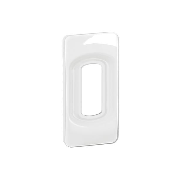 Photo Plaque de finition nouveau Cliane 1 module - Blanc Emaill | Ref : CP0013