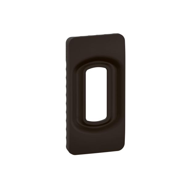 Photo Plaque de finition nouveau Cliane 1 module - Noir Mat | Ref : CP0113